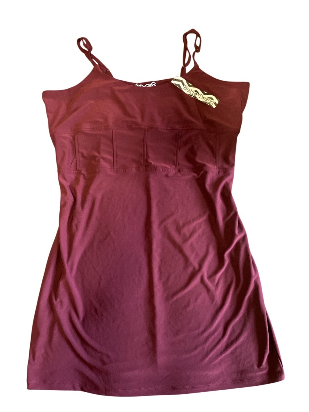 🆕 Belle Tweed • Burgundy • Mini Dress